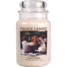 Coconut & Vanilla Candle ( kokos a vanilka ) - Vonná sviečka v skle
