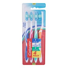 Triple Action Medium Toothbrush ( 4 ks ) - Zubní kartáčky s tvarovanými štětinami