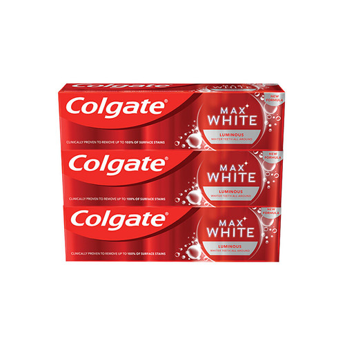 Colgate Max White Luminous Toothpaste Set - Bělicí zubní pasta 75 ml