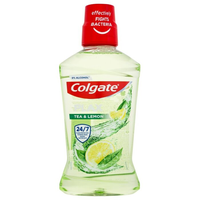 Plax Tea & Lemon Mouthwash - Ústna voda pre svieži dych a ochranu pred zubným povlakom
