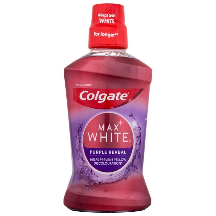 Max White Purple Reveal Mouthwash - Bieliaca ústna voda
