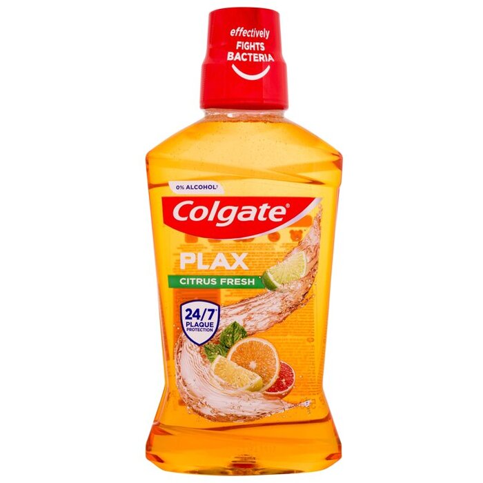 Plax Citrus Fresh Mouthwash - Ústna voda pre svieži dych a ochranu pred zubným povlakom
