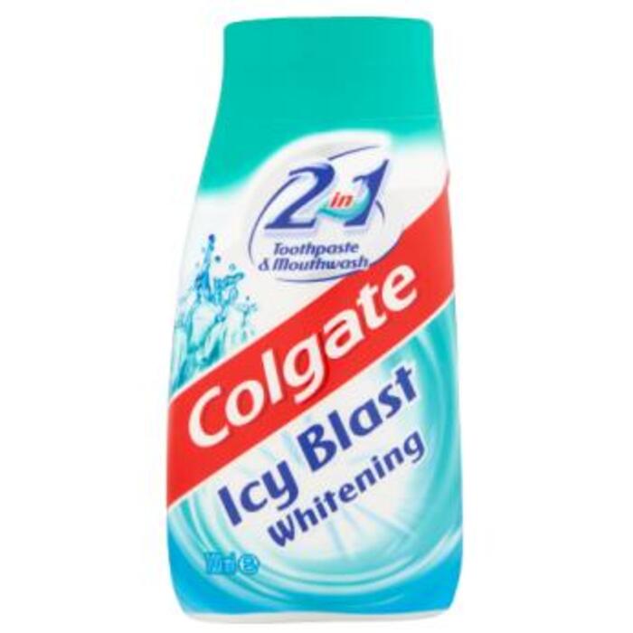 Icy Blast Whitening Toothpaste & Mouthwash - Bieliaca zubná pasta a ústna voda 2v1
