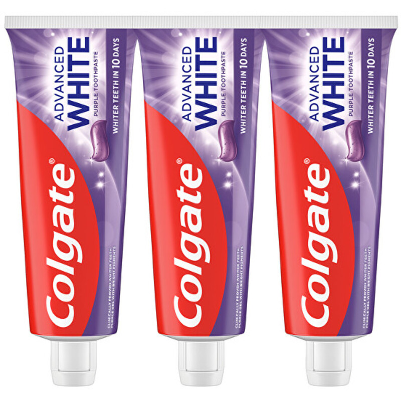 Advanced White Purple Trio Toothpaste - Zubní pasta